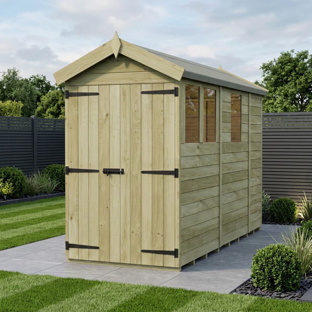 DIY Sheds – Apex Shed – Double Door