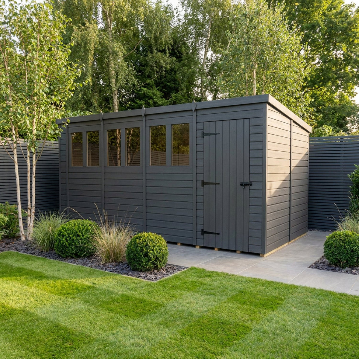 DIY Sheds – Composite Pent Shed – view 114