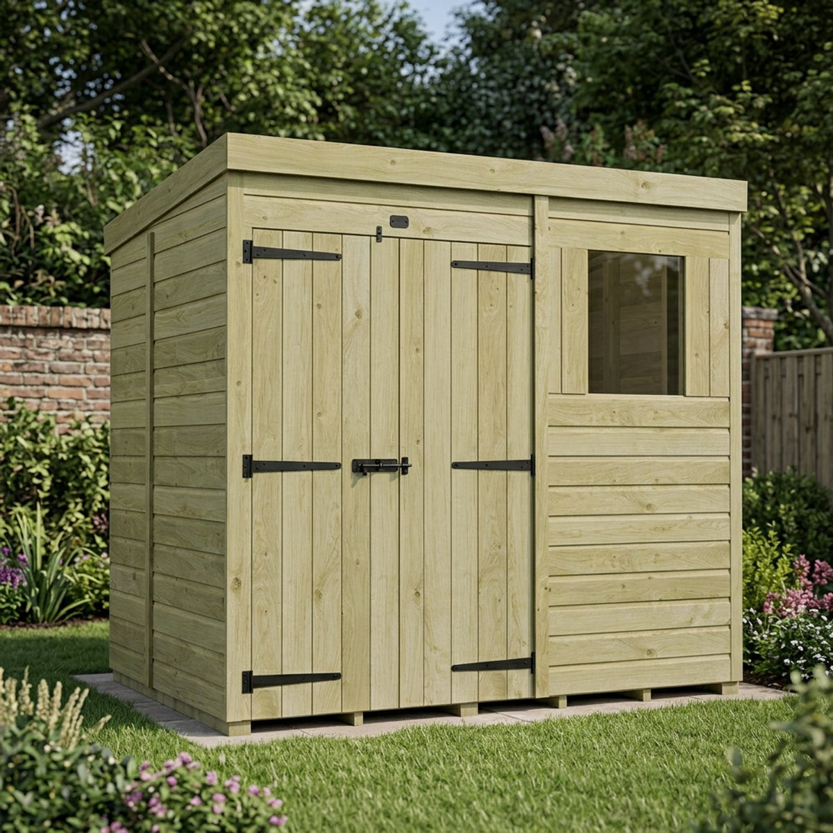 DIY Sheds – Pent Shed – Double Door