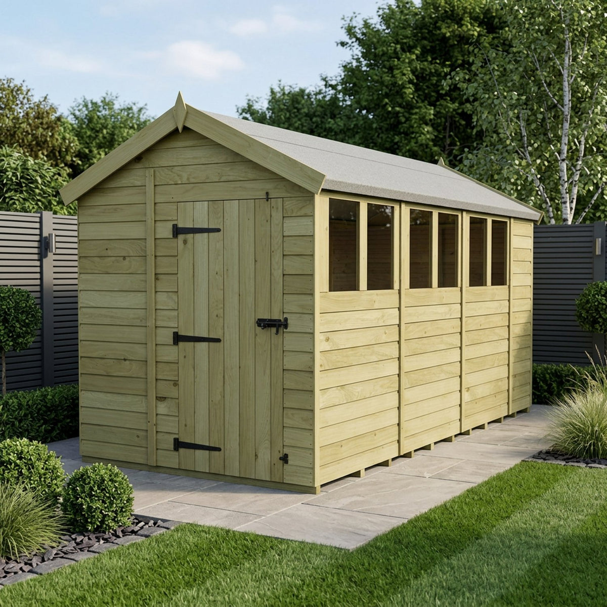 DIY Sheds – Apex Shed – Single Door – view 144
