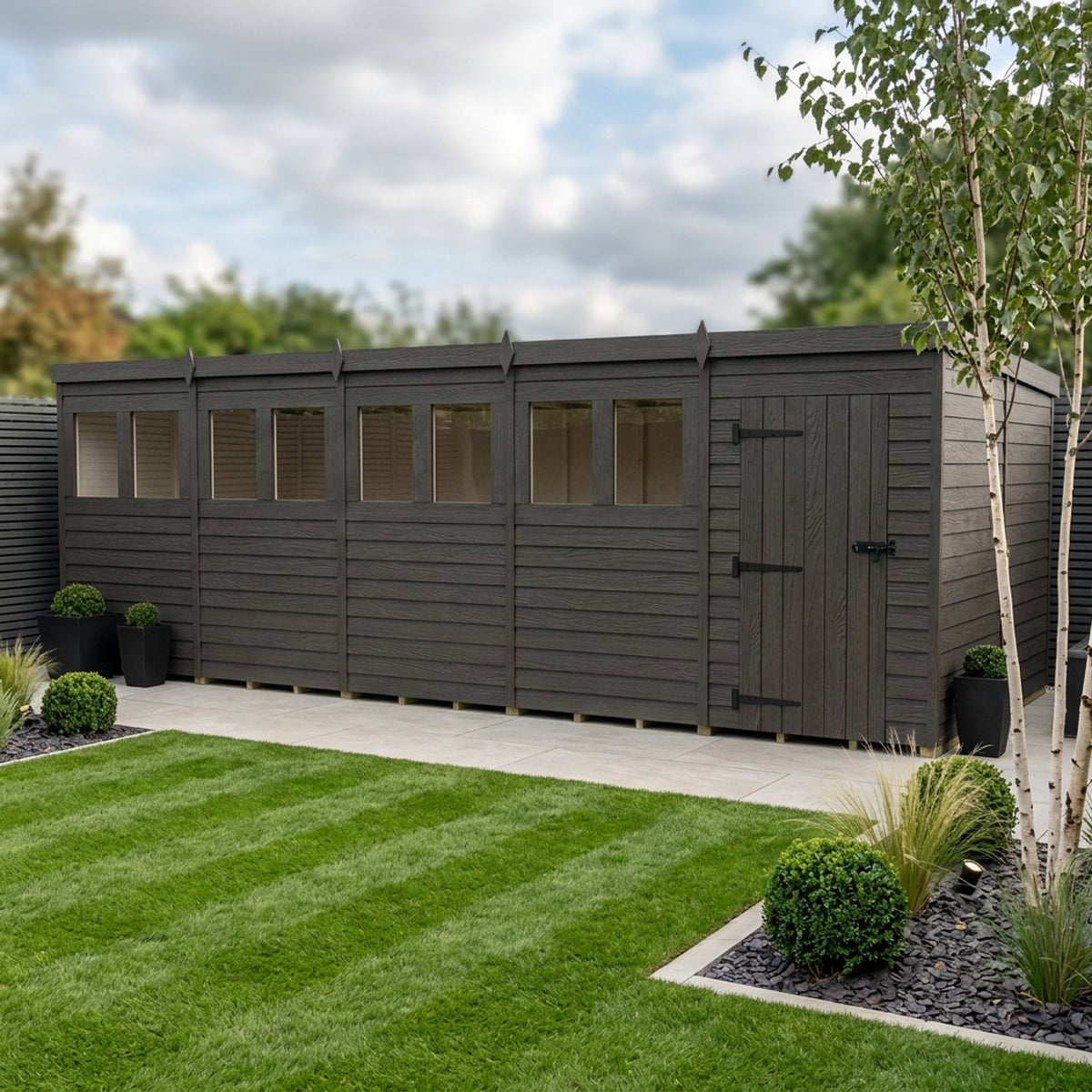 DIY Sheds – Composite Pent Shed – view 152