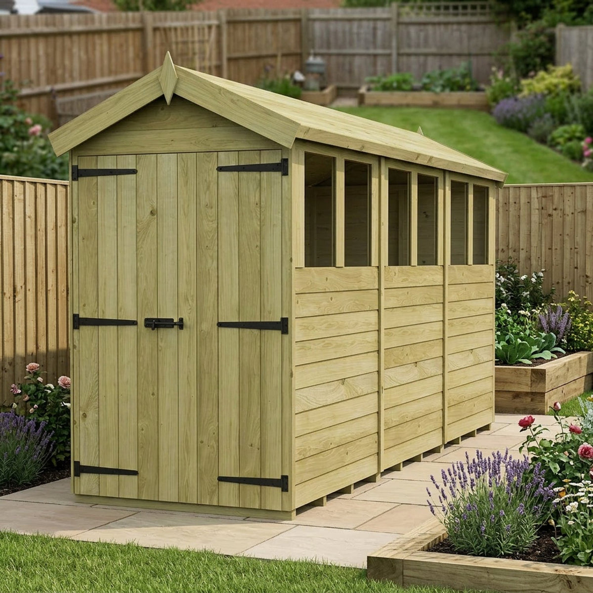 DIY Sheds – Apex Shed – Double Door – view 24