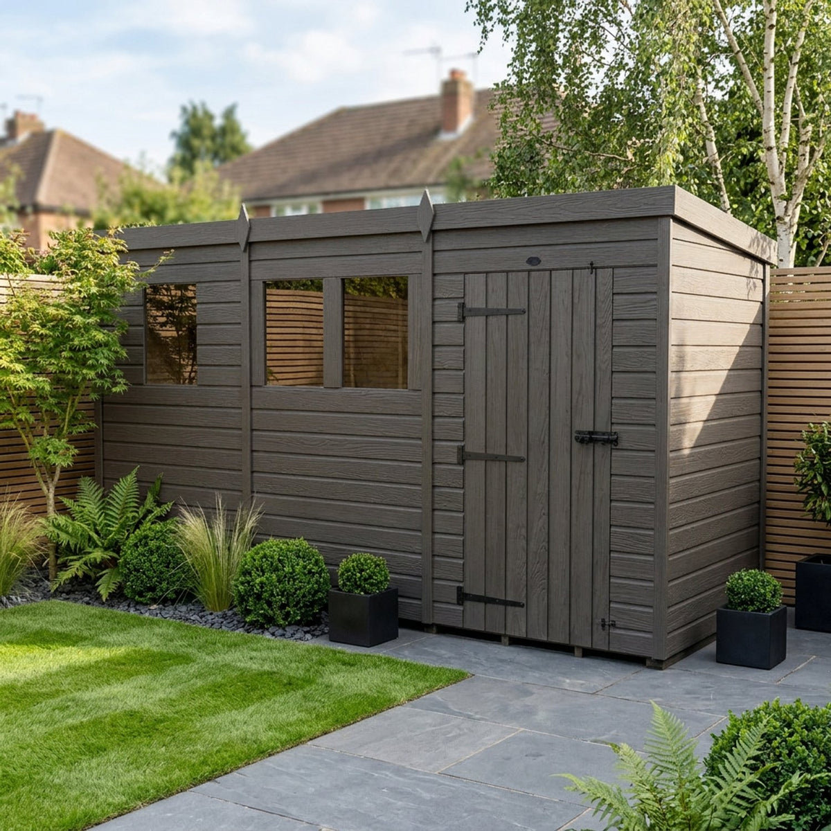 DIY Sheds – Composite Pent Shed – view 52