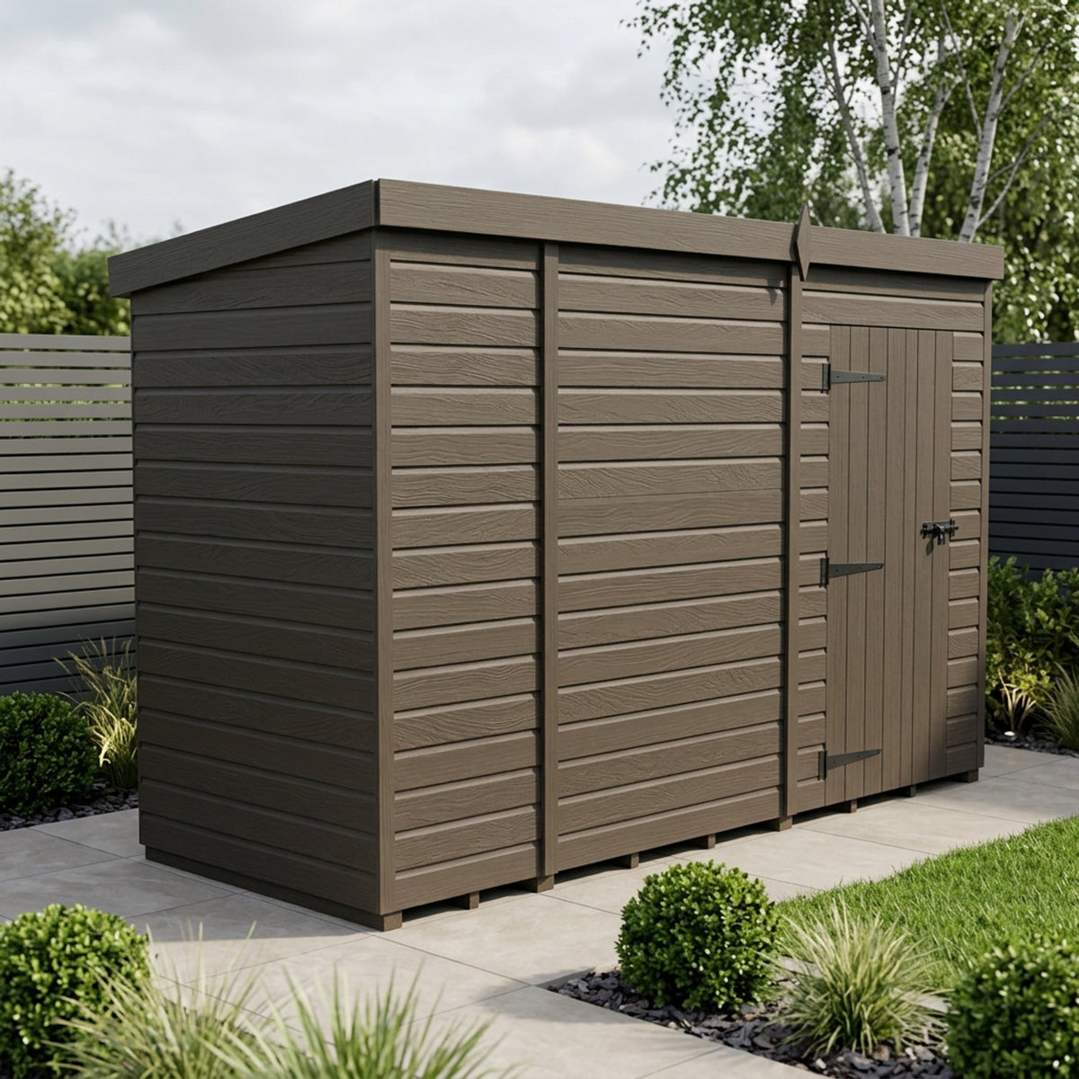 DIY Sheds – Composite Pent Shed – view 227