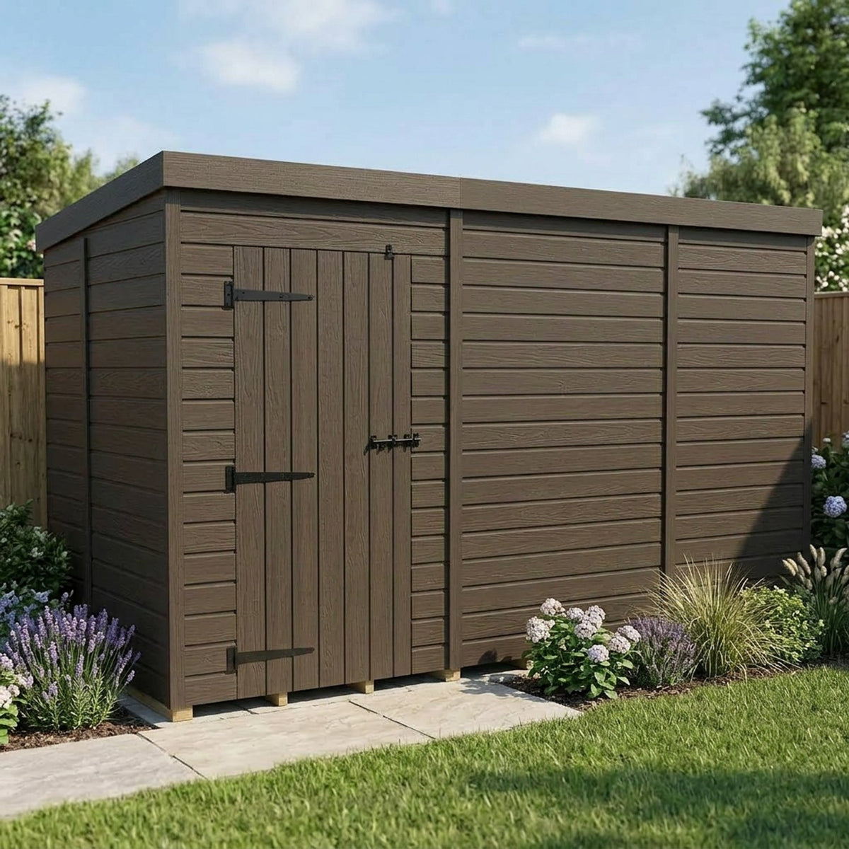 DIY Sheds – Composite Pent Shed – view 19