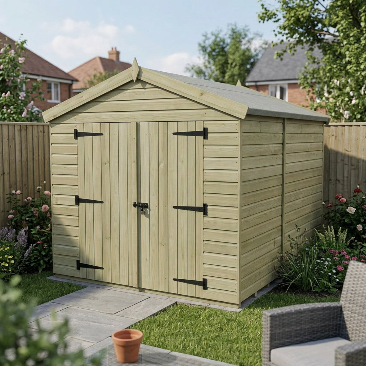 DIY Sheds – Apex Shed – Double Door – view 153
