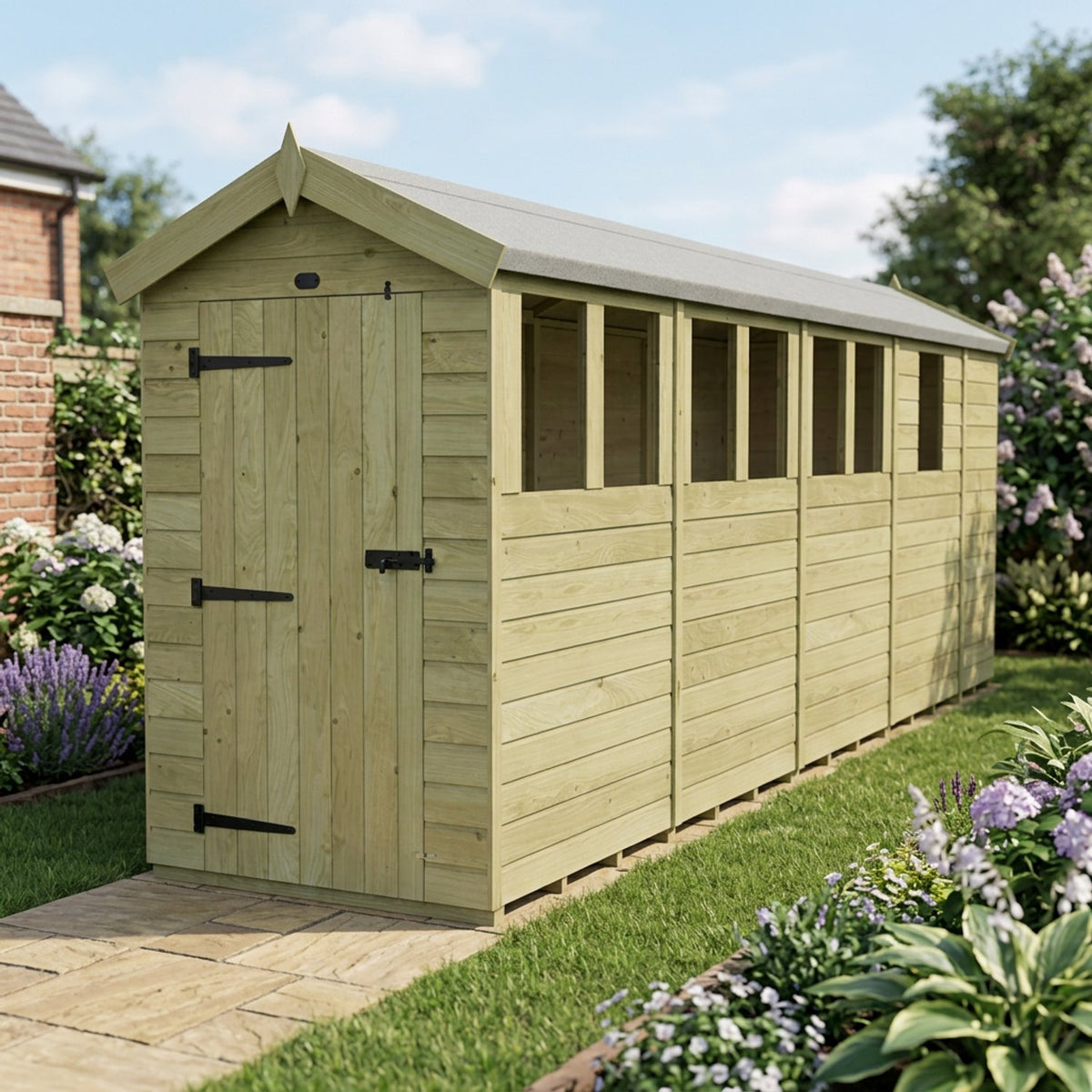 DIY Sheds – Apex Shed – Single Door – view 48