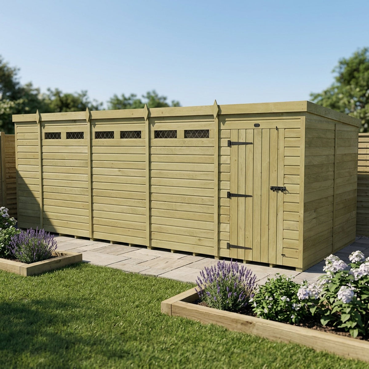DIY Sheds – Security Pent Shed