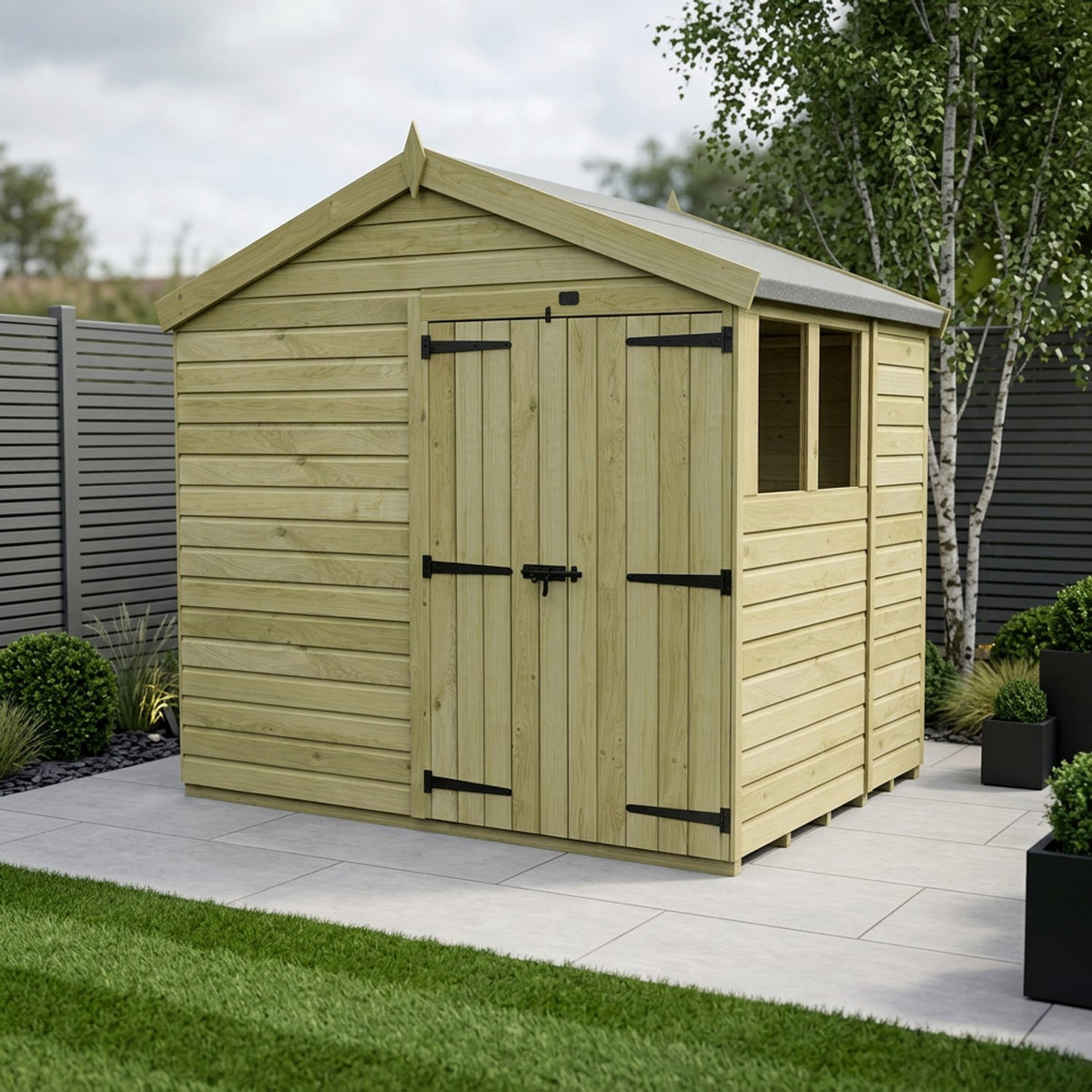 DIY Sheds – Apex Shed – Double Door