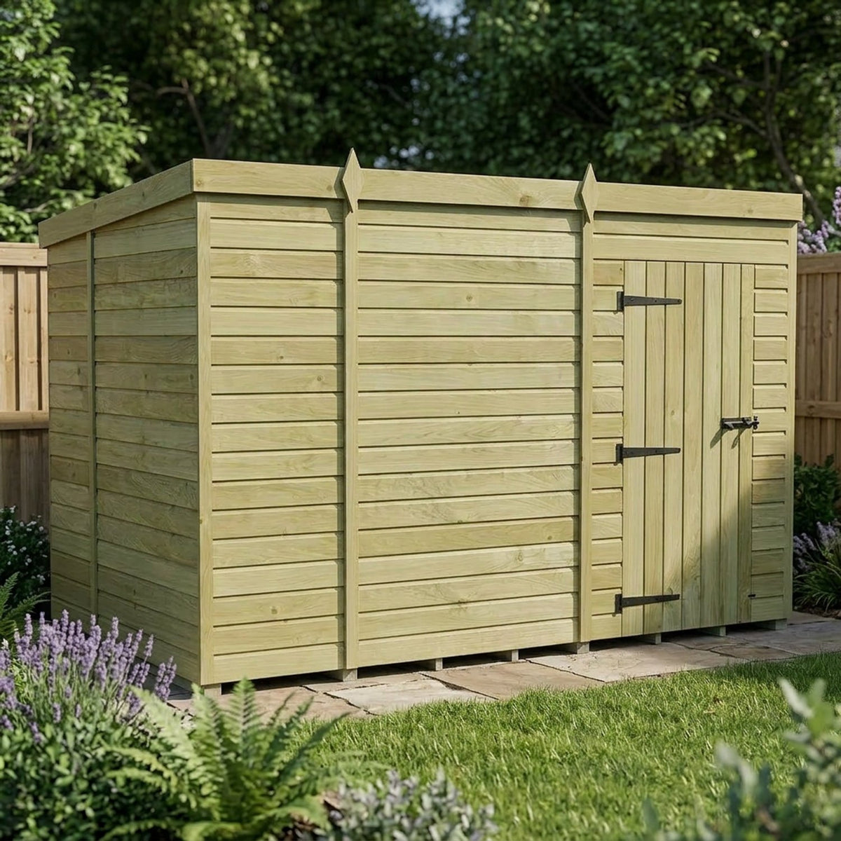 DIY Sheds – Pent Shed – Single Door