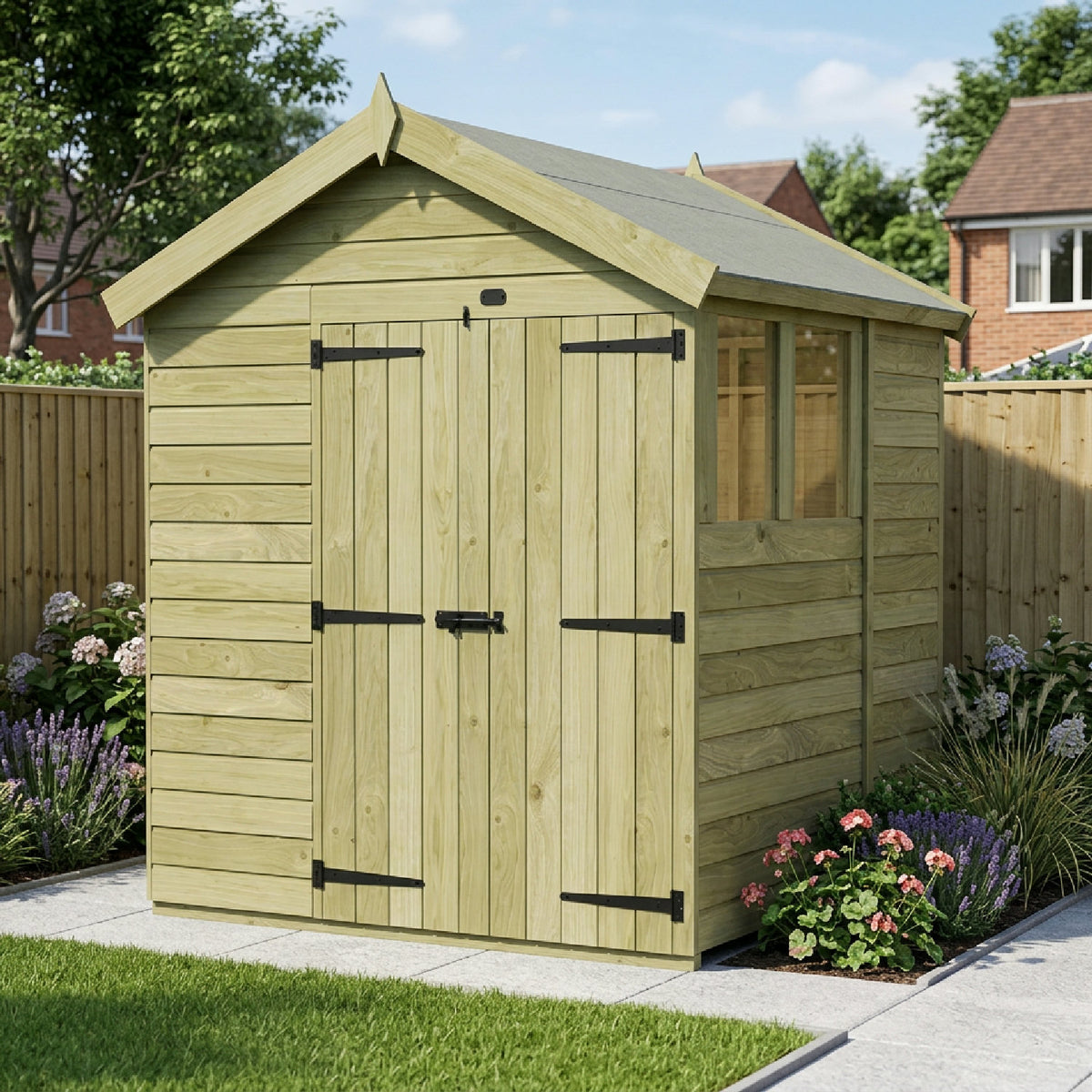 DIY Sheds – Apex Shed – Double Door – view 114