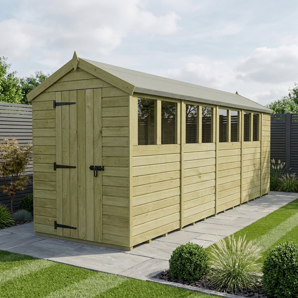 DIY Sheds – Apex Shed – Single Door – view 84