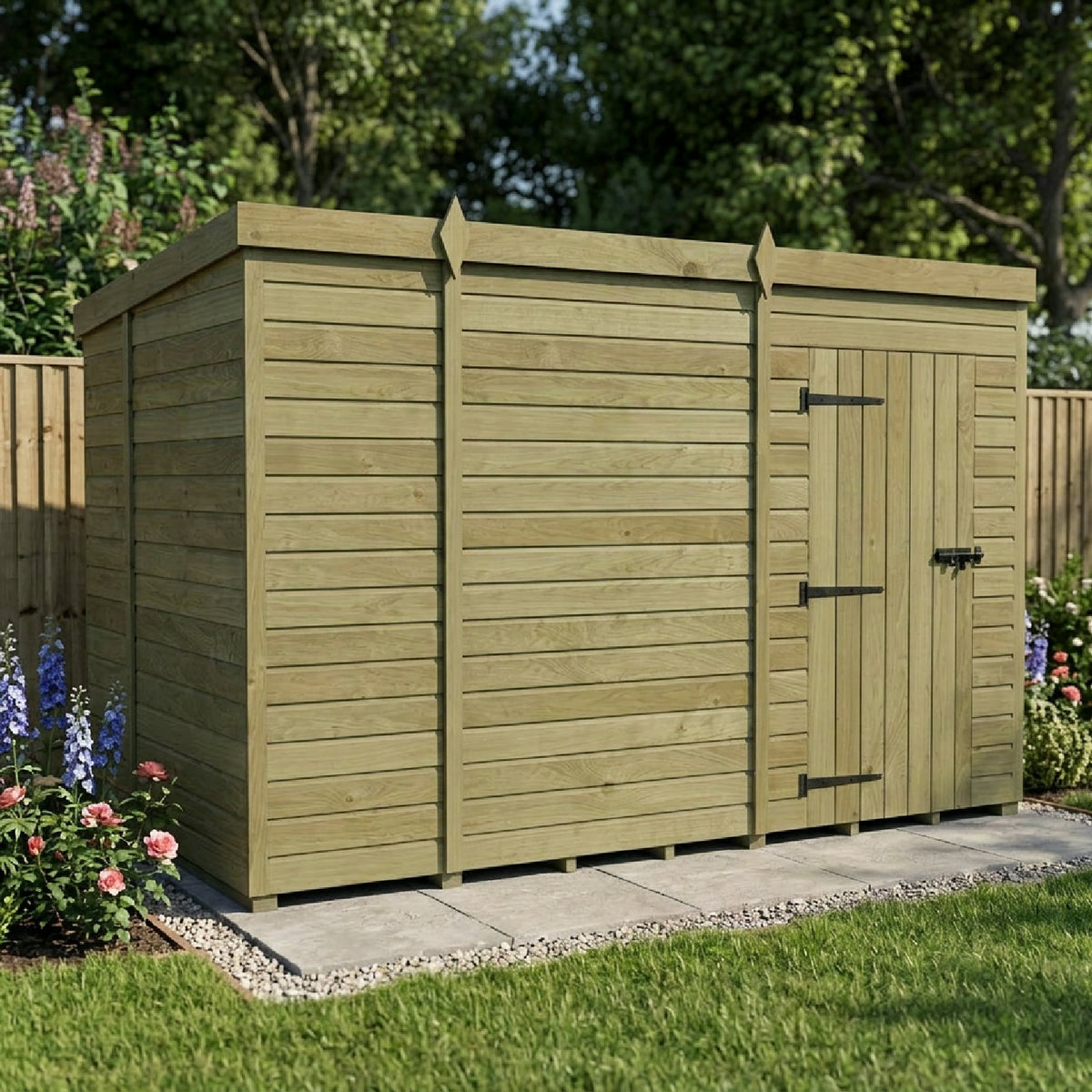 DIY Sheds – Pent Shed – Single Door
