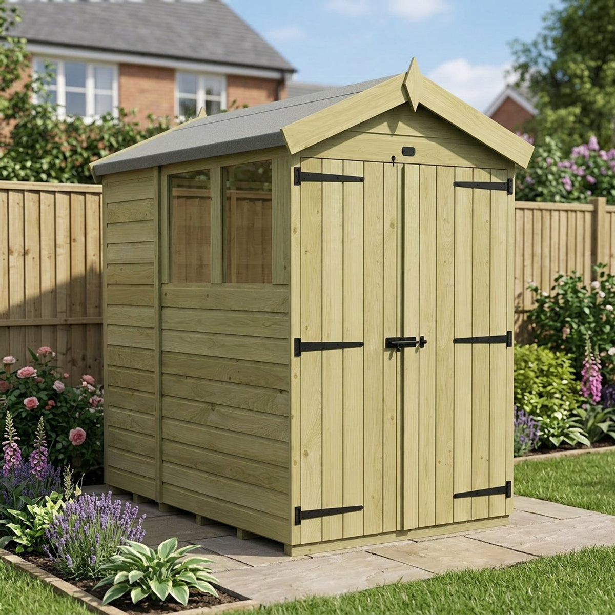 DIY Sheds – Apex Shed – Double Door