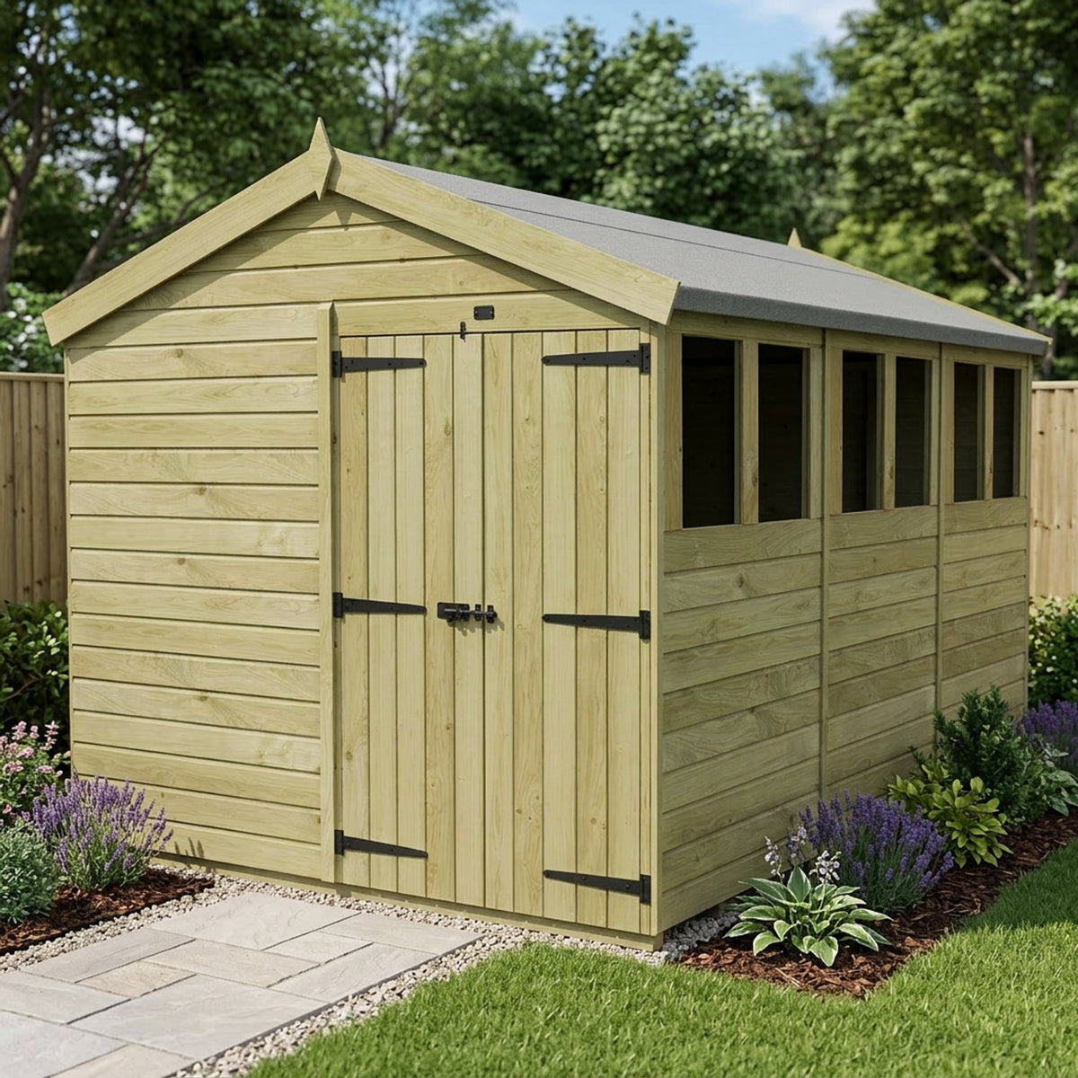 DIY Sheds – Apex Shed – Double Door