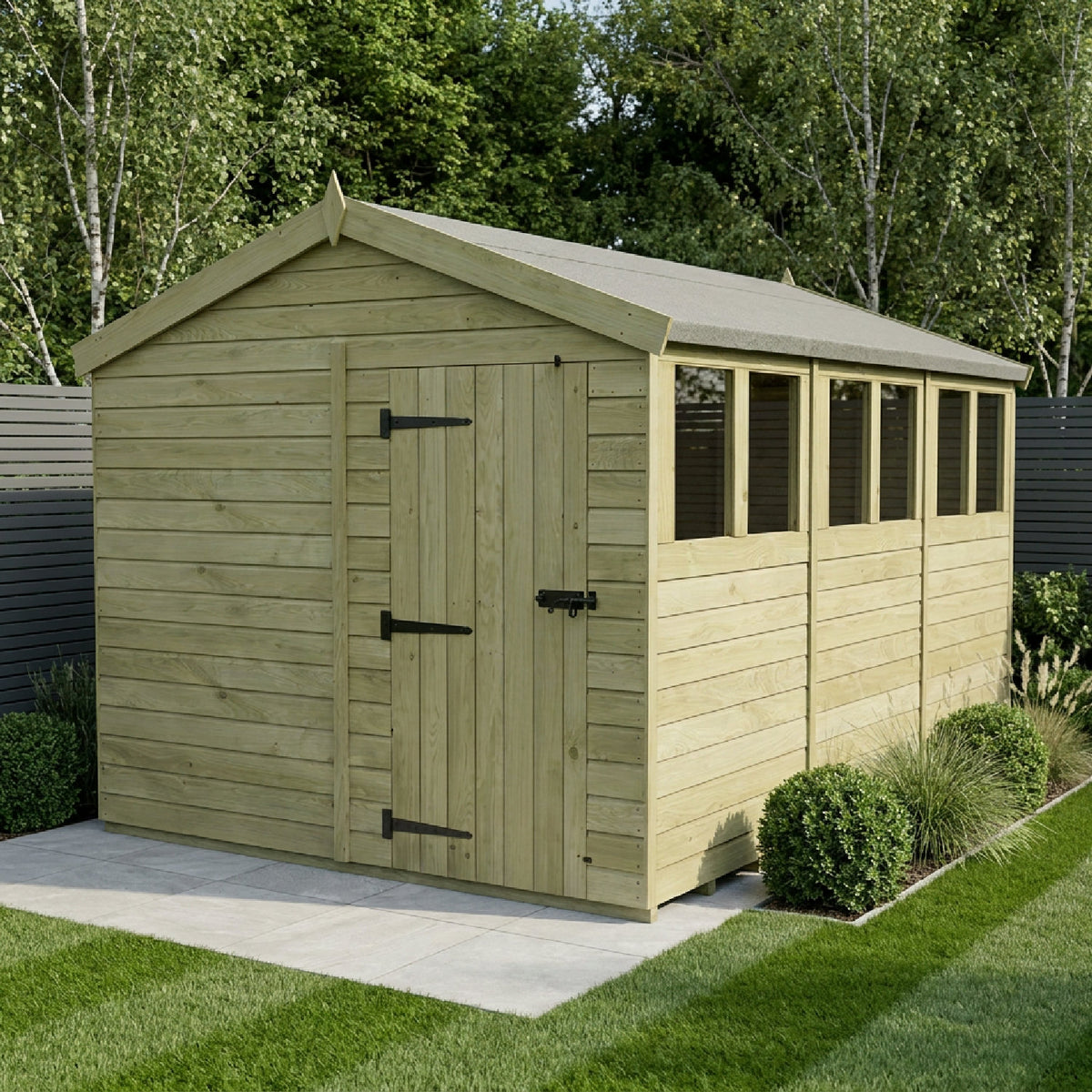 DIY Sheds – Apex Shed – Single Door – view 174