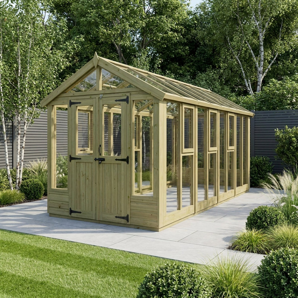 DIY Sheds – Apex Glass Greenhouse