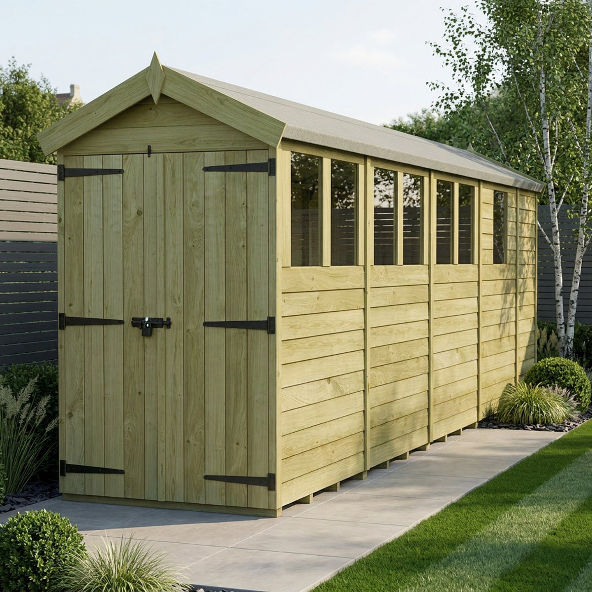 DIY Sheds – Apex Shed – Double Door – view 34