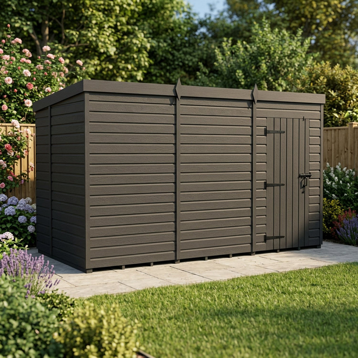 DIY Sheds – Composite Pent Shed – view 35