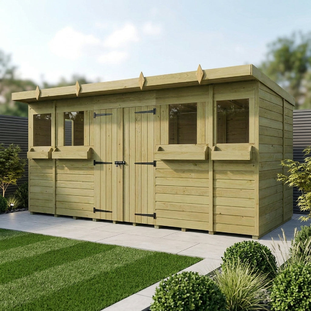 DIY Sheds – Pent Summer Shed