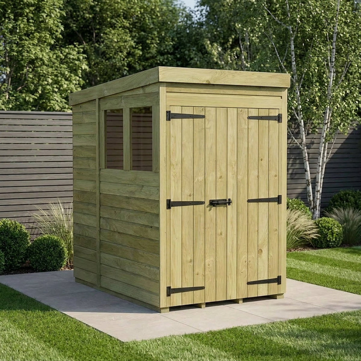 DIY Sheds – Pent Shed – Double Door