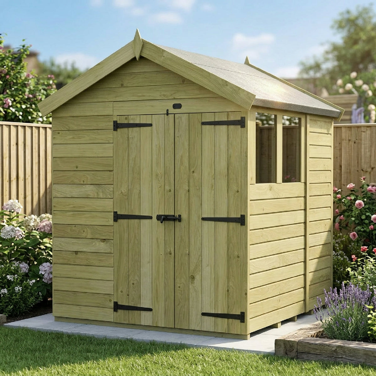 DIY Sheds – Apex Shed – Double Door – view 82