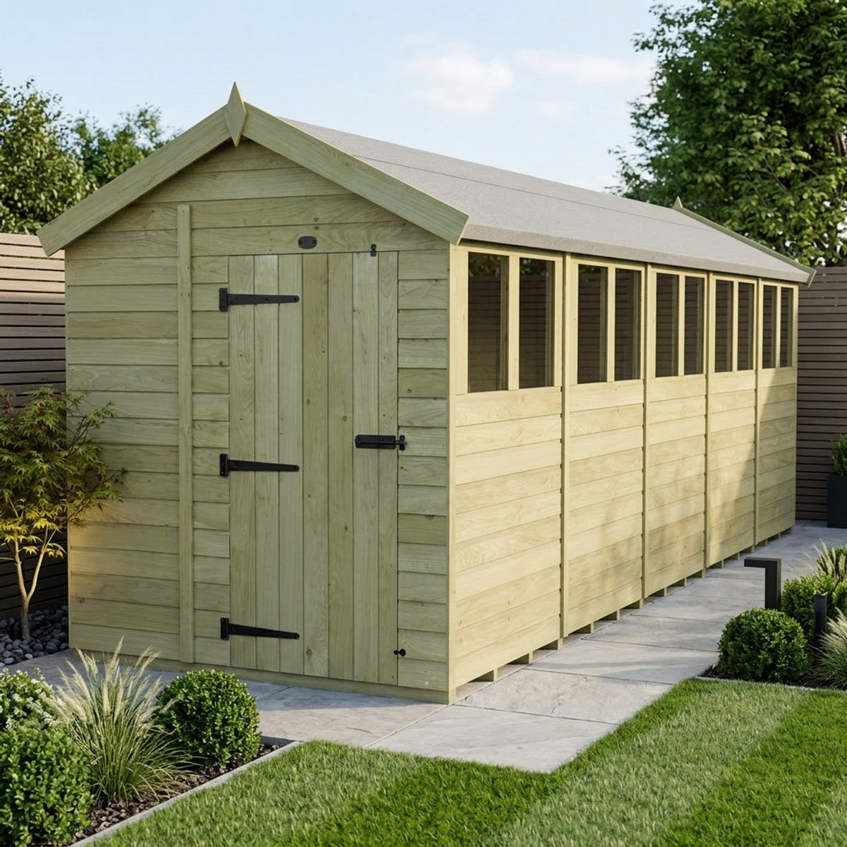 DIY Sheds – Apex Shed – Single Door – view 122
