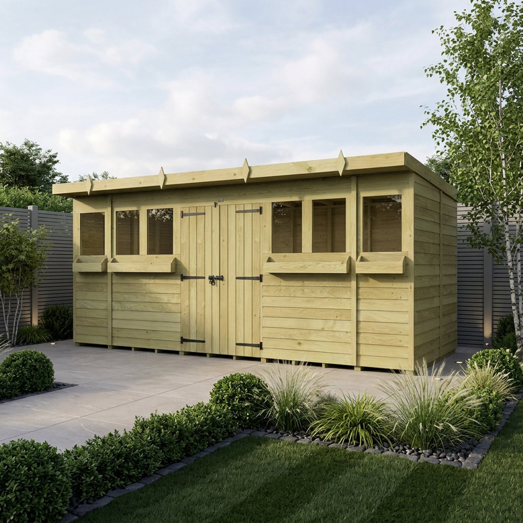 DIY Sheds – Pent Summer Shed