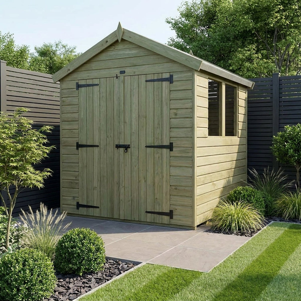 DIY Sheds – Apex Shed – Double Door