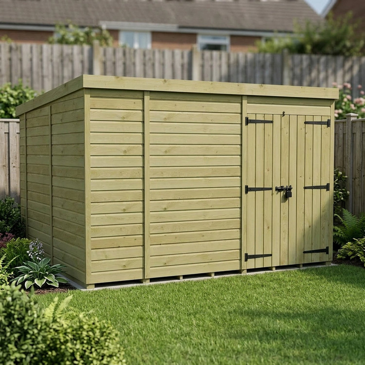 DIY Sheds – Pent Shed – Double Door