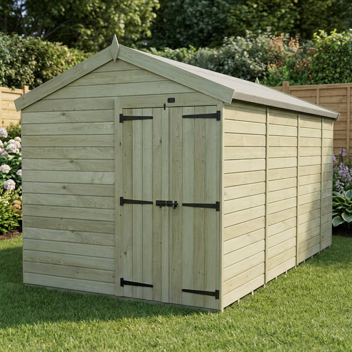 DIY Sheds – Apex Shed – Double Door – view 129