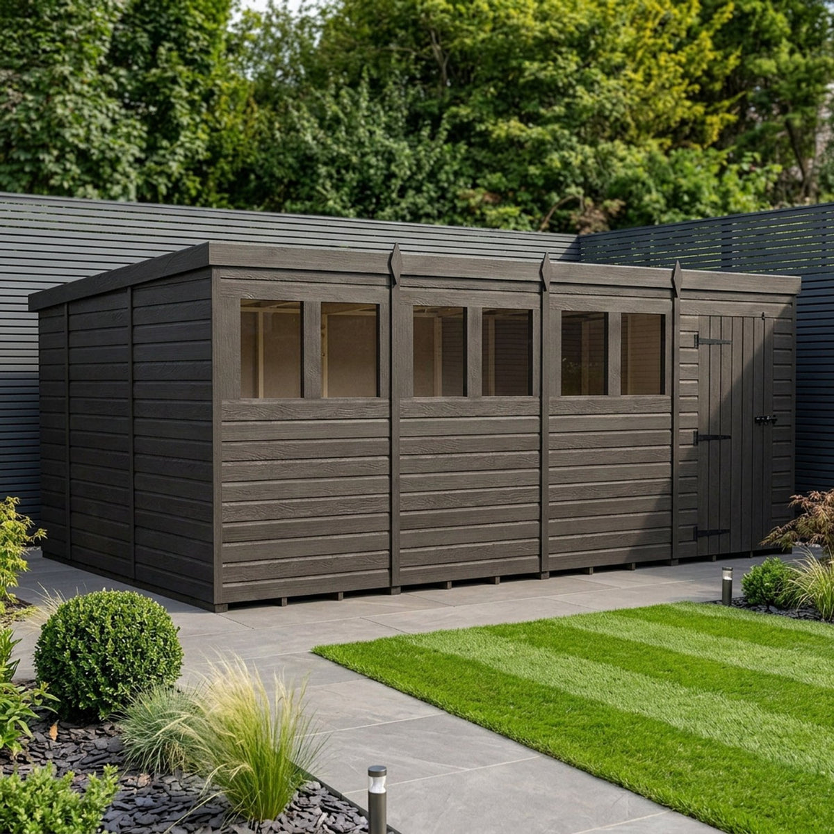 DIY Sheds – Composite Pent Shed – view 86