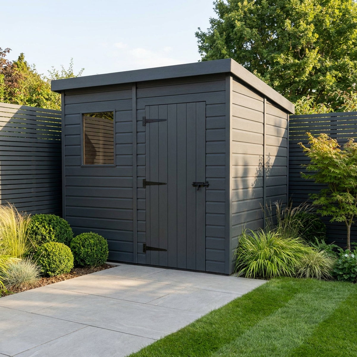 DIY Sheds – Composite Pent Shed – view 208