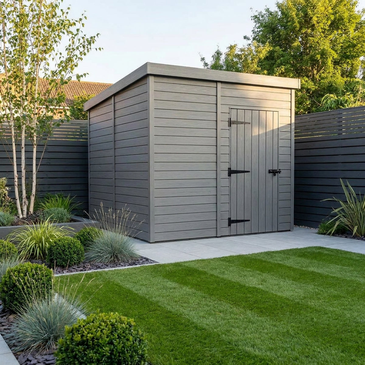 DIY Sheds – Composite Pent Shed – view 21