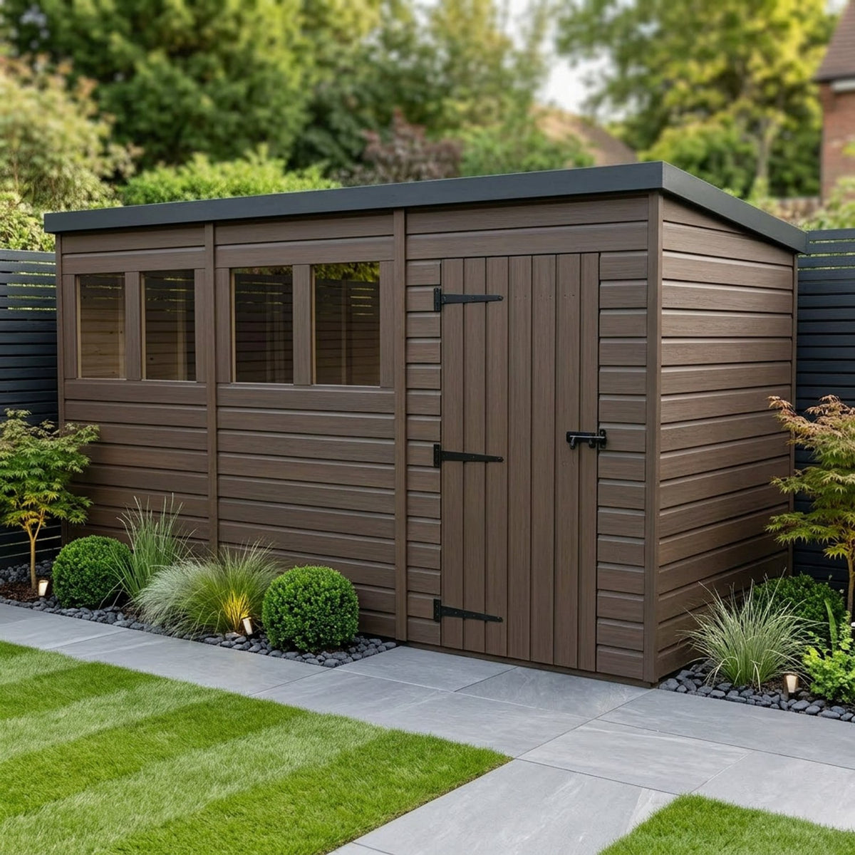 DIY Sheds – Composite Pent Shed – view 38