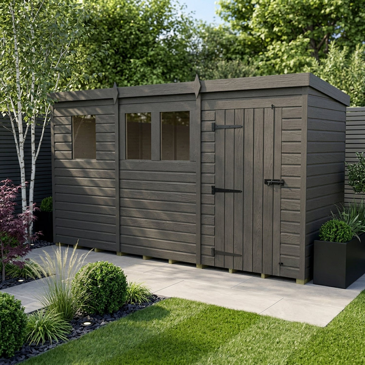 DIY Sheds – Composite Pent Shed – view 46