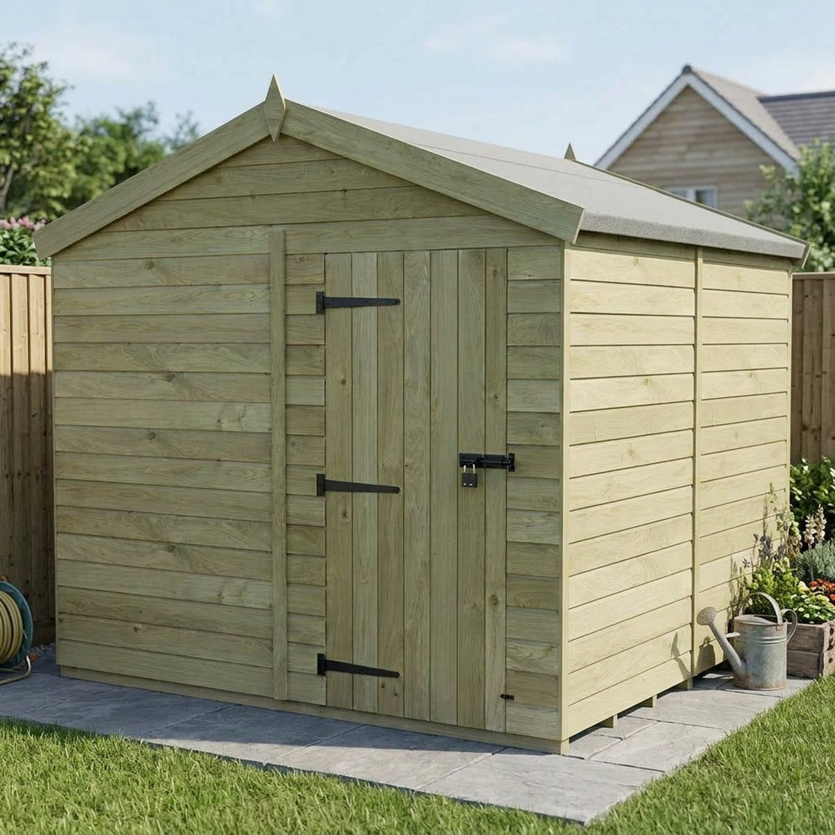 DIY Sheds – Apex Shed – Single Door – view 199