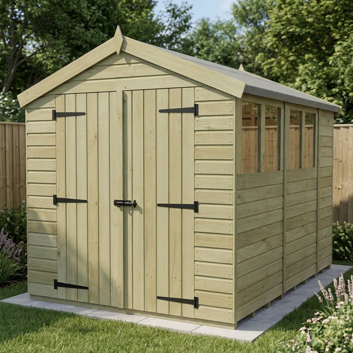 DIY Sheds – Apex Shed – Double Door