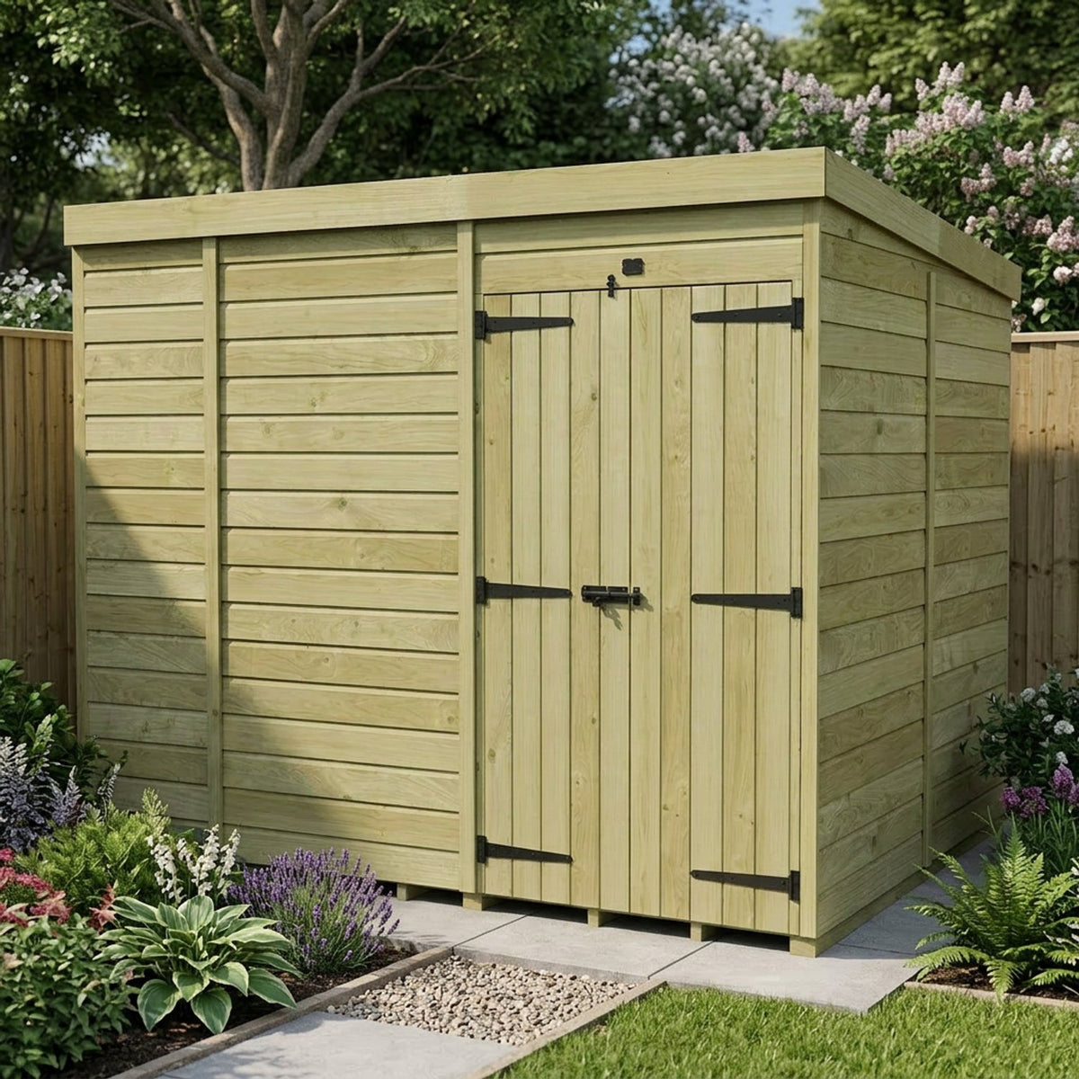 DIY Sheds – Pent Shed – Double Door