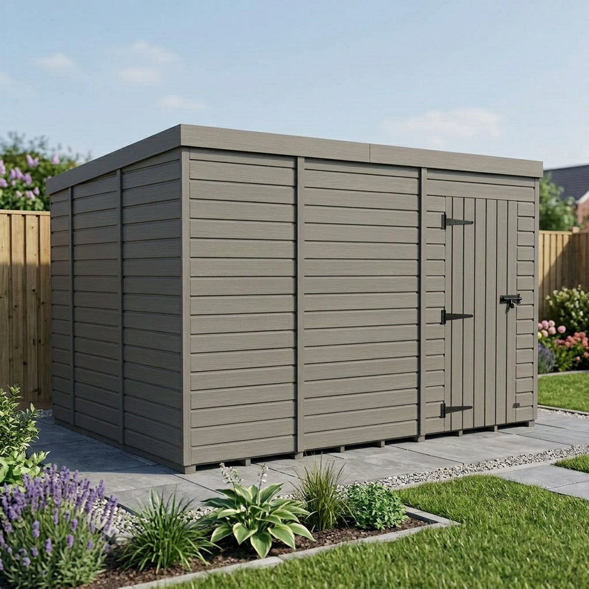 DIY Sheds – Composite Pent Shed – view 43