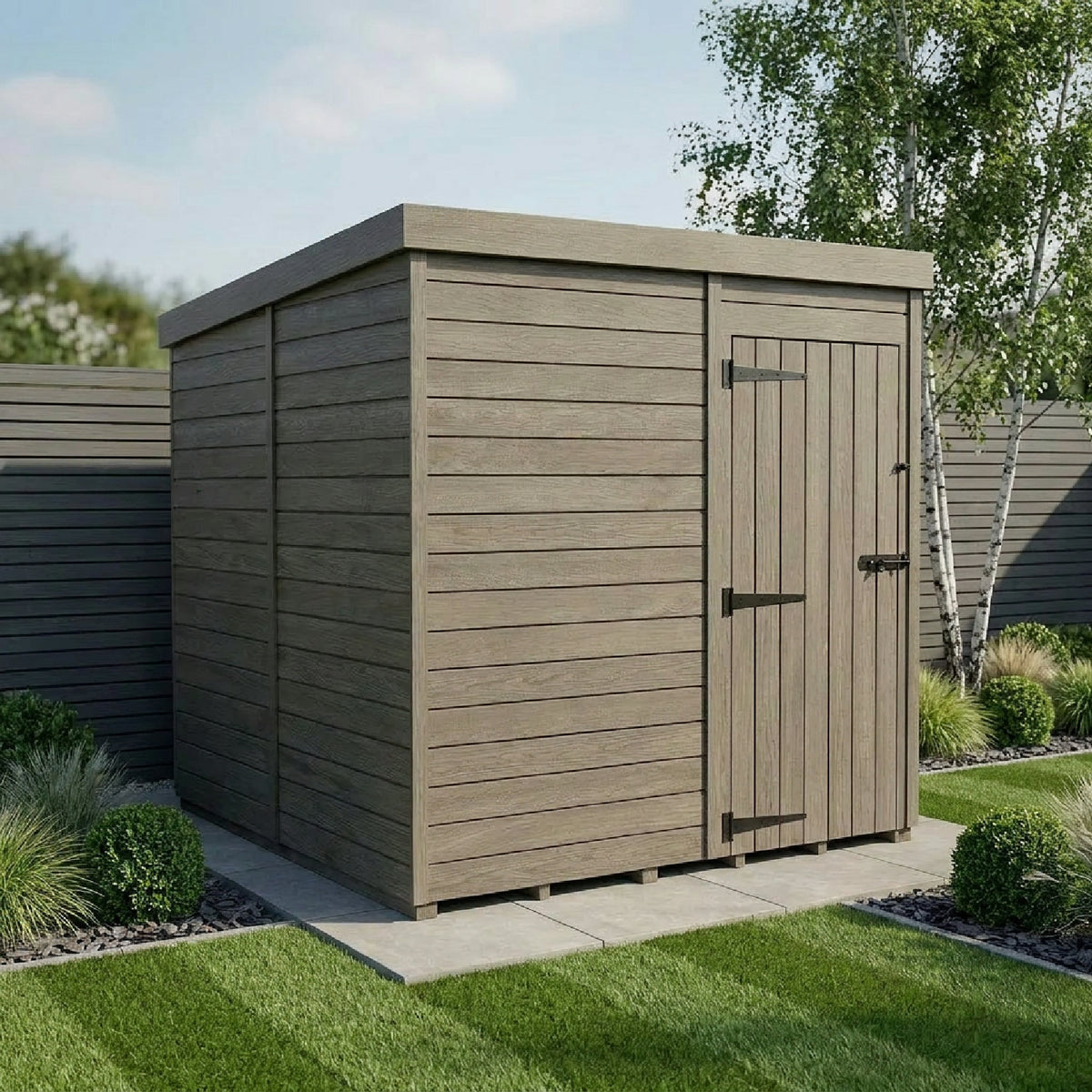 DIY Sheds – Composite Pent Shed – view 197