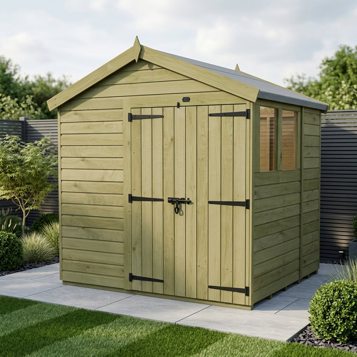 DIY Sheds – Apex Shed – Double Door
