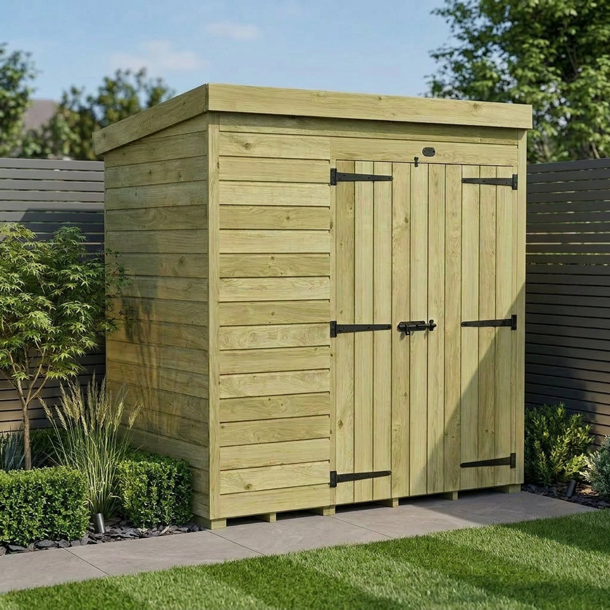 DIY Sheds – Pent Shed – Double Door