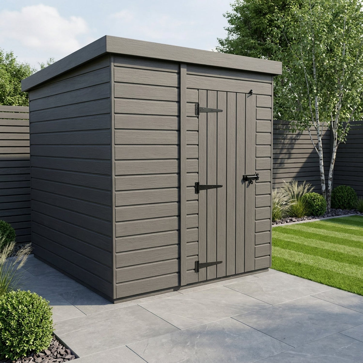 DIY Sheds – Composite Pent Shed – view 171