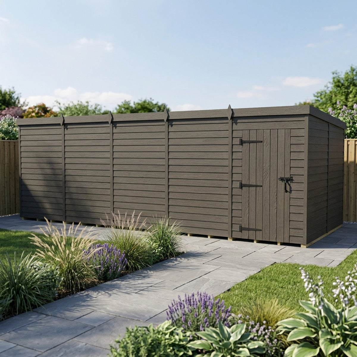 DIY Sheds – Composite Pent Shed – view 151