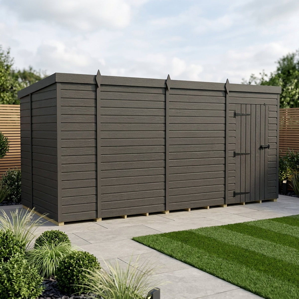 DIY Sheds – Composite Pent Shed – view 63
