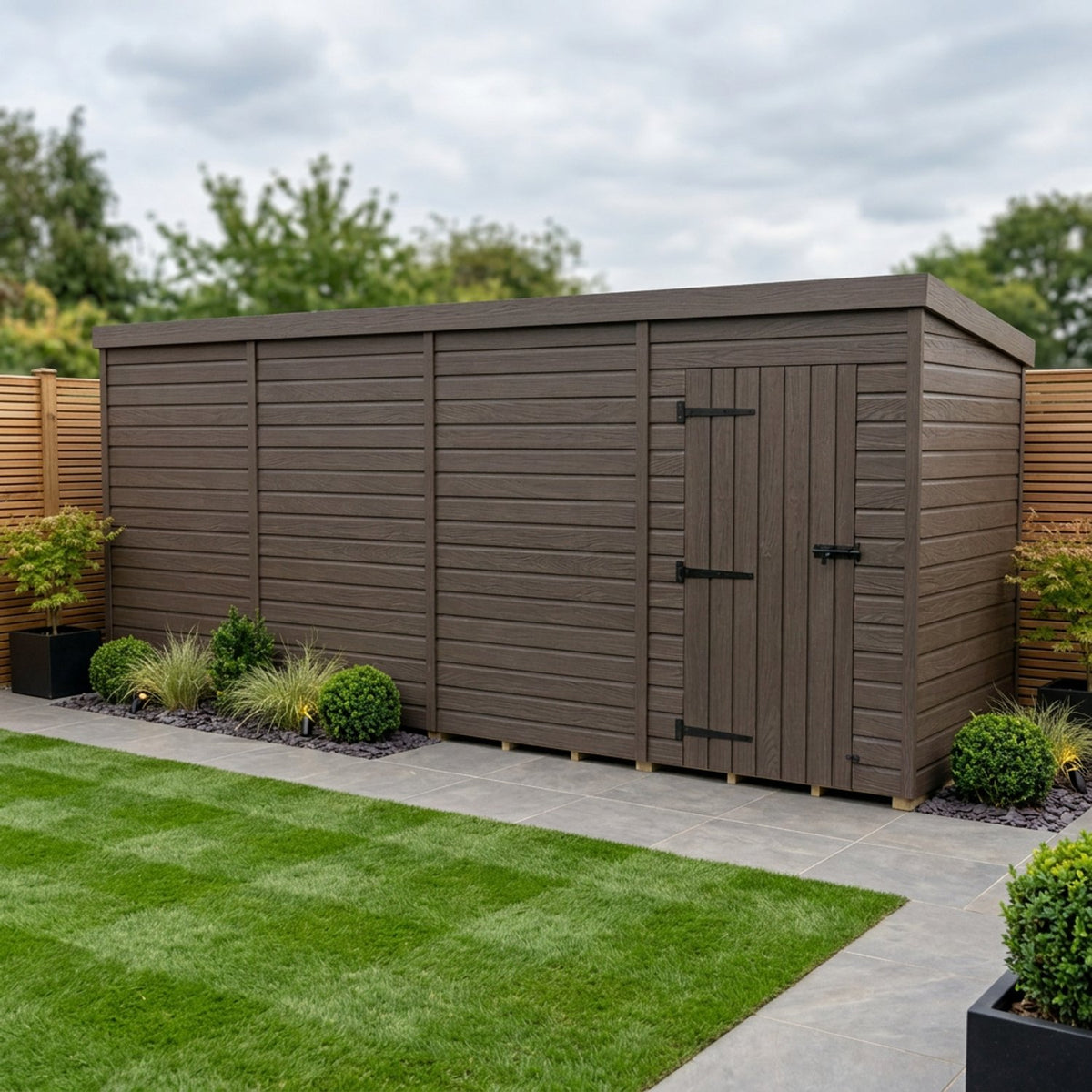 DIY Sheds – Composite Pent Shed – view 121