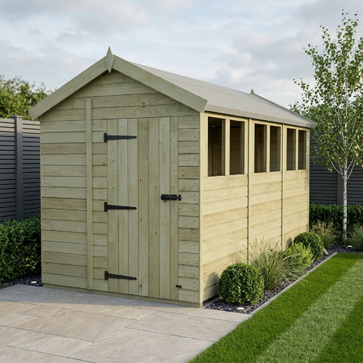 DIY Sheds – Apex Shed – Single Door – view 148