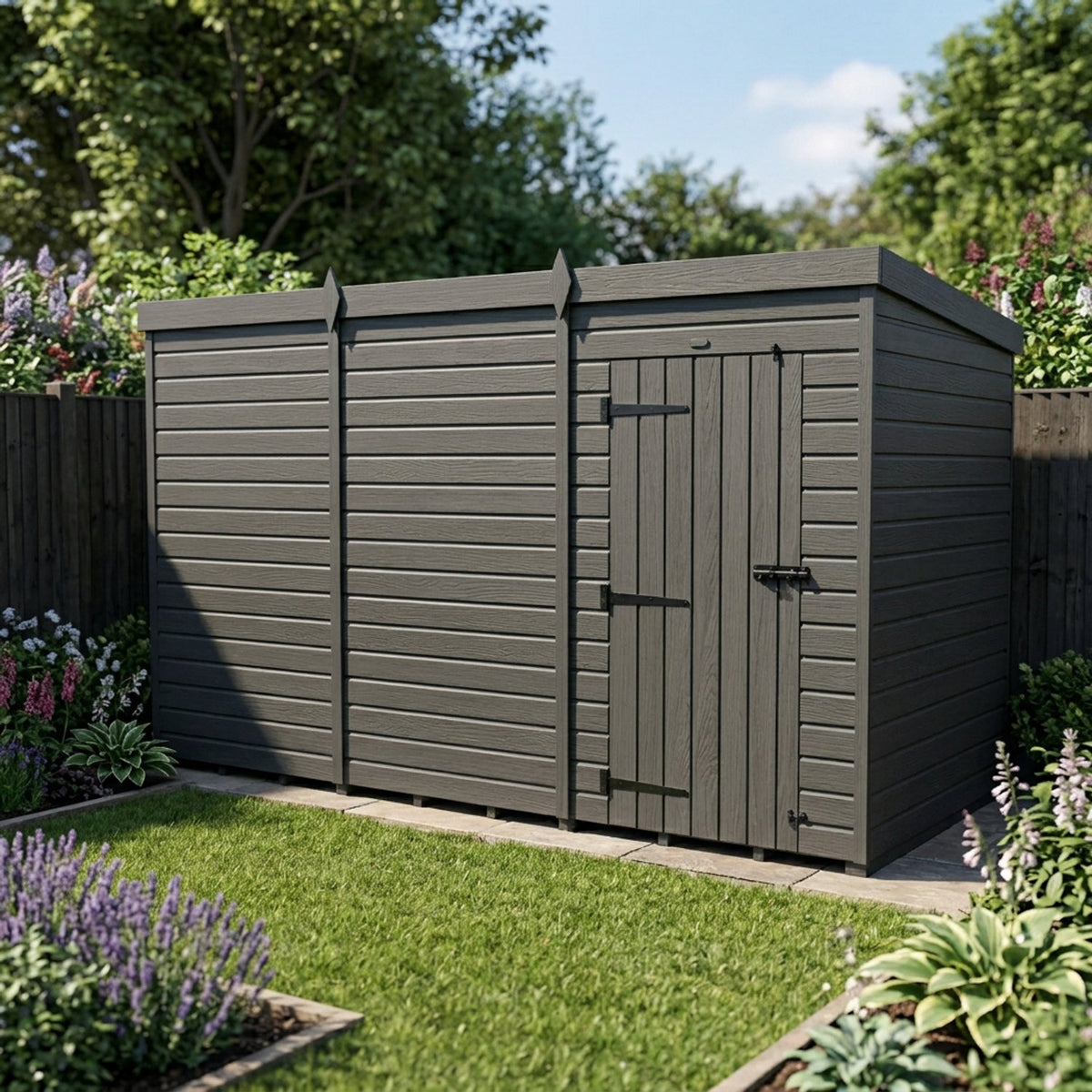 DIY Sheds – Composite Pent Shed – view 51