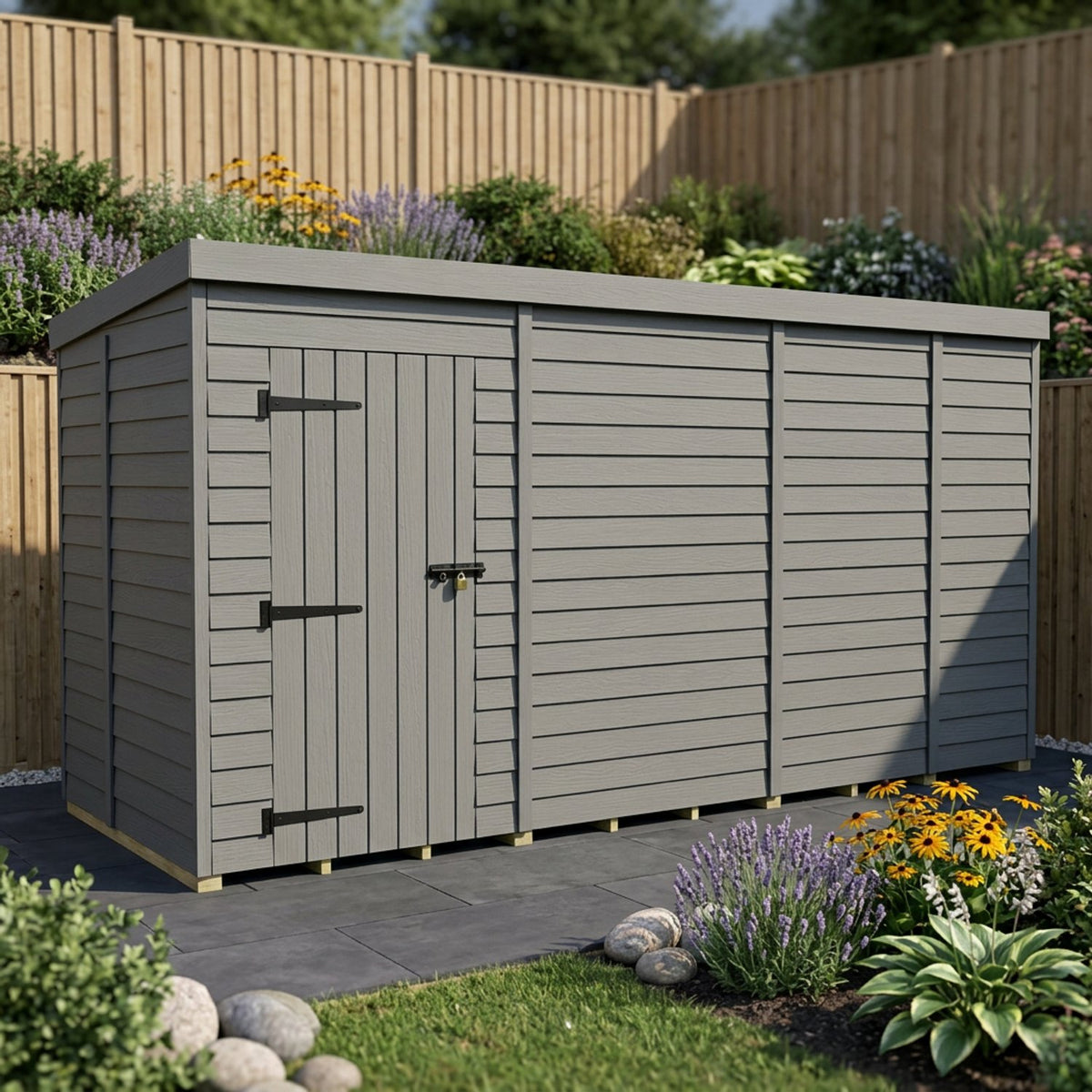 DIY Sheds – Composite Pent Shed – view 47
